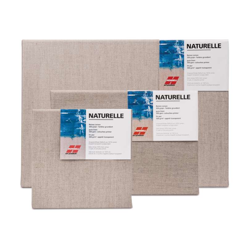 HONSELL Keilrahmen NATURELLE, 60 cm x 90 cm, 350 g/m²