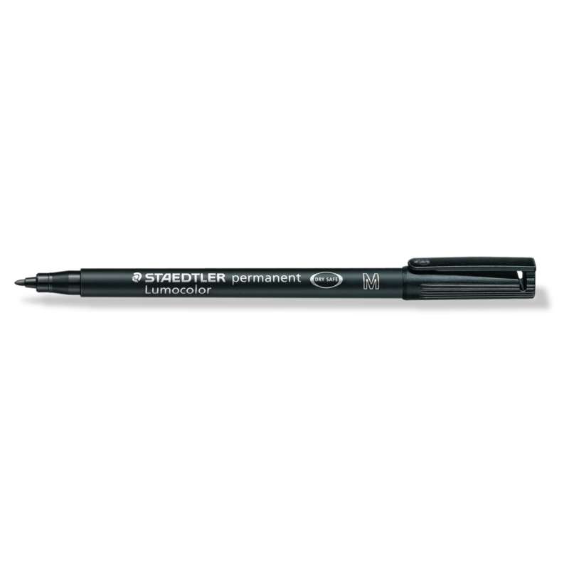 STAEDTLER Lumocolor permanent pen 317, einzeln, Medium, 1 mm, Schwarz
