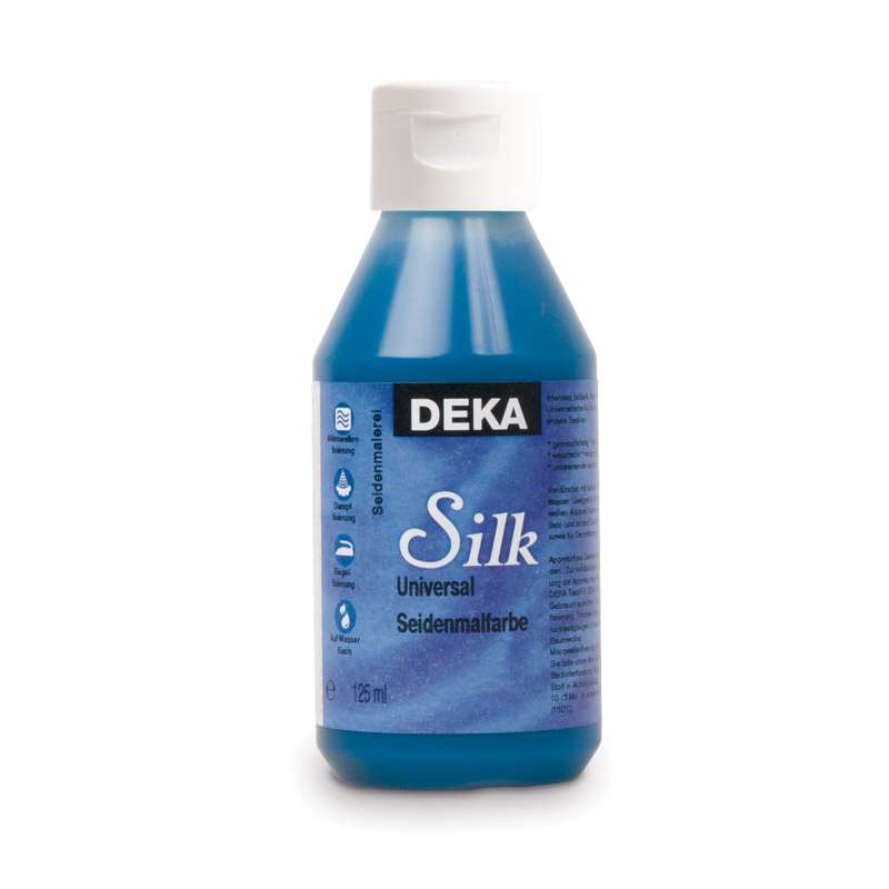 DEKA-Silk Universal-Seidenmalfarbe, 125-ml-Flasche, Türkisblau