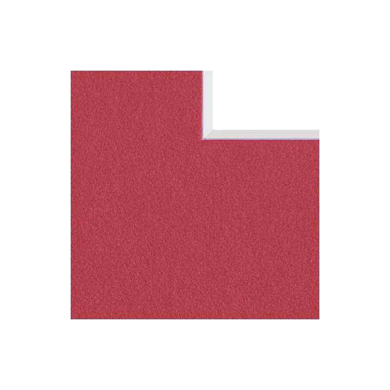 GERSTAECKER Galerie-Passepartout, 50 cm x 60 cm, Ausschnitt 38,5 cm x 48,5 cm, Kirschrot