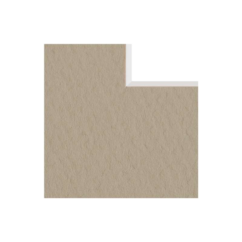 GERSTAECKER Galerie-Passepartout, DIN A4, Ausschnitt 12,5 cm x 17,5 cm, Steingrau