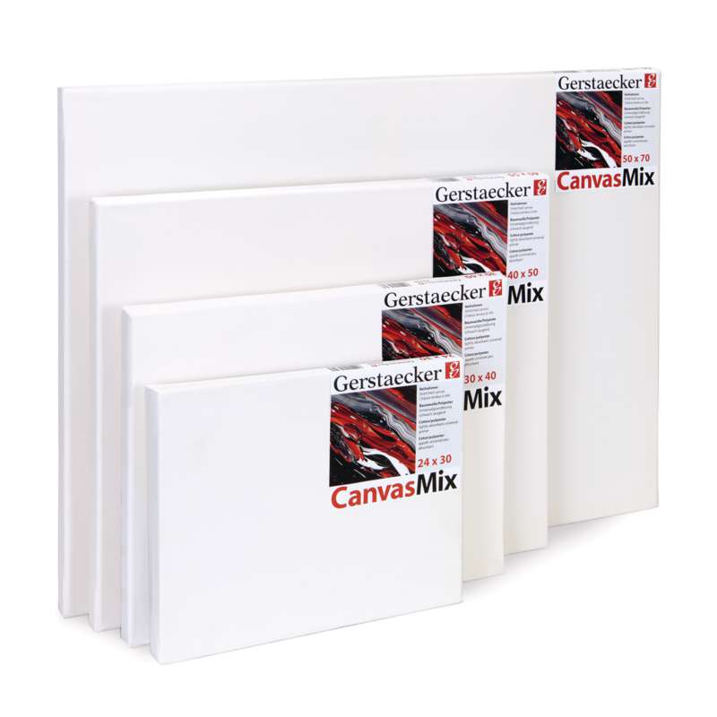 GERSTAECKER CanvasMix-Keilrahmen, 24 cm x 30 cm, 360 g/m²