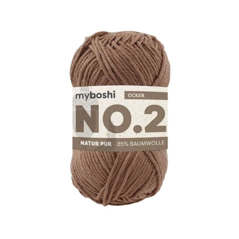 myboshi NO.2 Wolle, 50 g, 100 m, Ocker