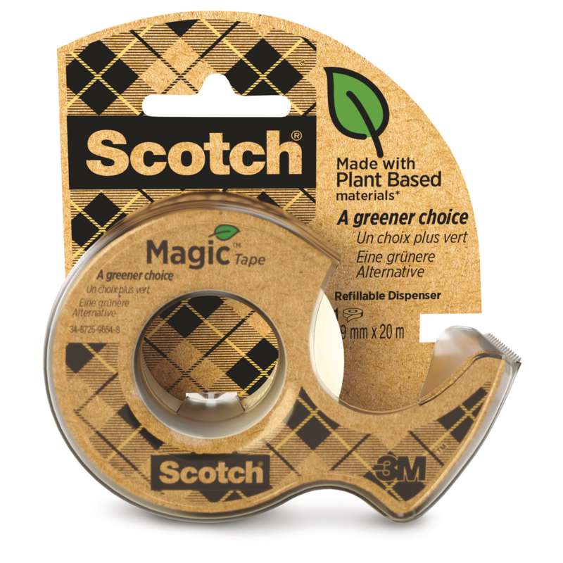3M SCOTCH Handabroller A greener choice, gefüllt, 100 % recyclter Kunststoff