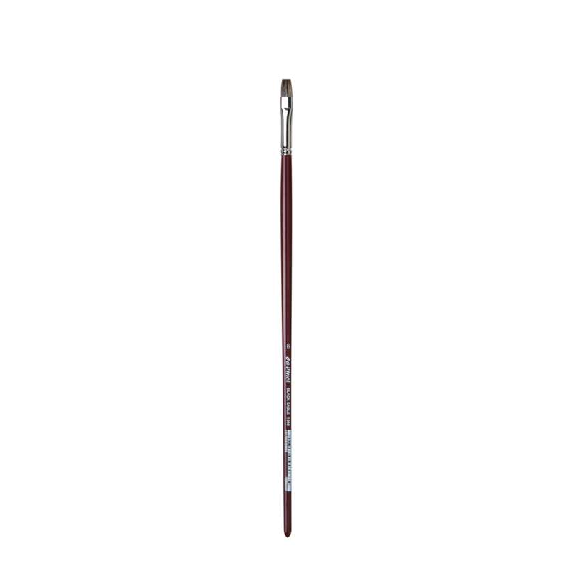 da Vinci BLACK SABLE, Serie 1840, flach Iltis-Ölmalpinsel, 8, 8,50