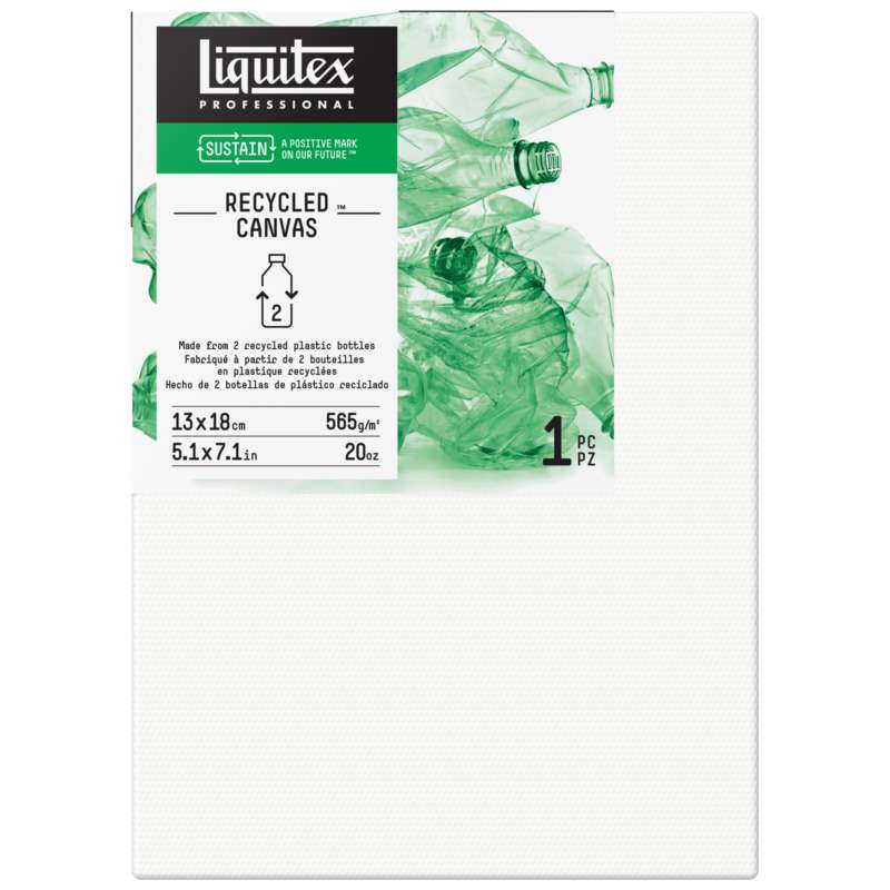 Liquitex Recycled Keilrahmen, 13 cm x 18 cm, Traditional – Profiltiefe ca. 3,5 cm