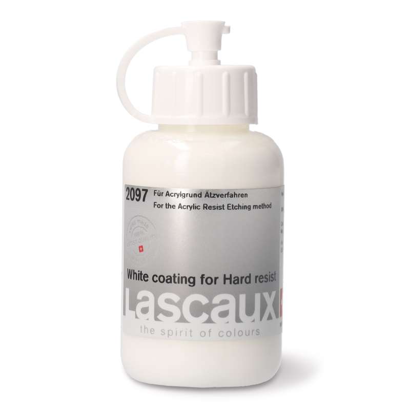 Lascaux farbiger Decklack für den Hartgrund, Weißer Decklack