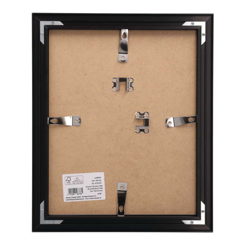 GERSTAECKER Alu-Wechselrahmen, Schwarz matt, 24 cm x 30 cm, 24 cm x 30 cm