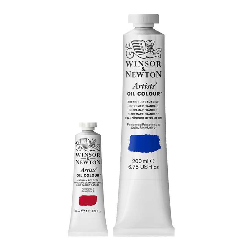 WINSOR & NEWTON Artists' Oil Colour Ölfarben, einzeln, 200-ml-Tube, Neapelgelb hell