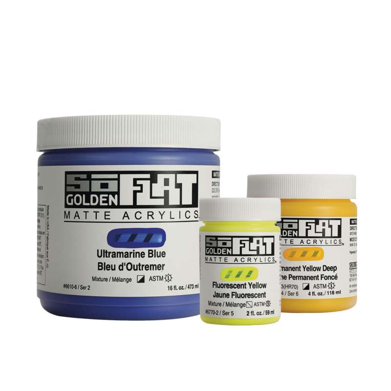 GOLDEN SoFLAT MATTE ACRYLICS, einzeln, 118 ml, Neutralgrau N5