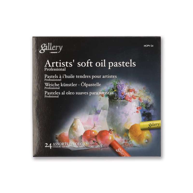 Gallery Professional Soft Ölpastellkreiden, Sets, Set, 24 Kreiden