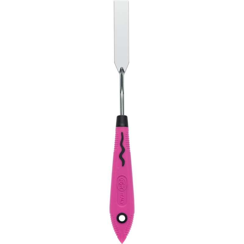 RGM Malmesser Plus Line, farbige Gummigriffe, Griff/ Klinge, Magenta/ Form 081, 65 mm x 13 mm