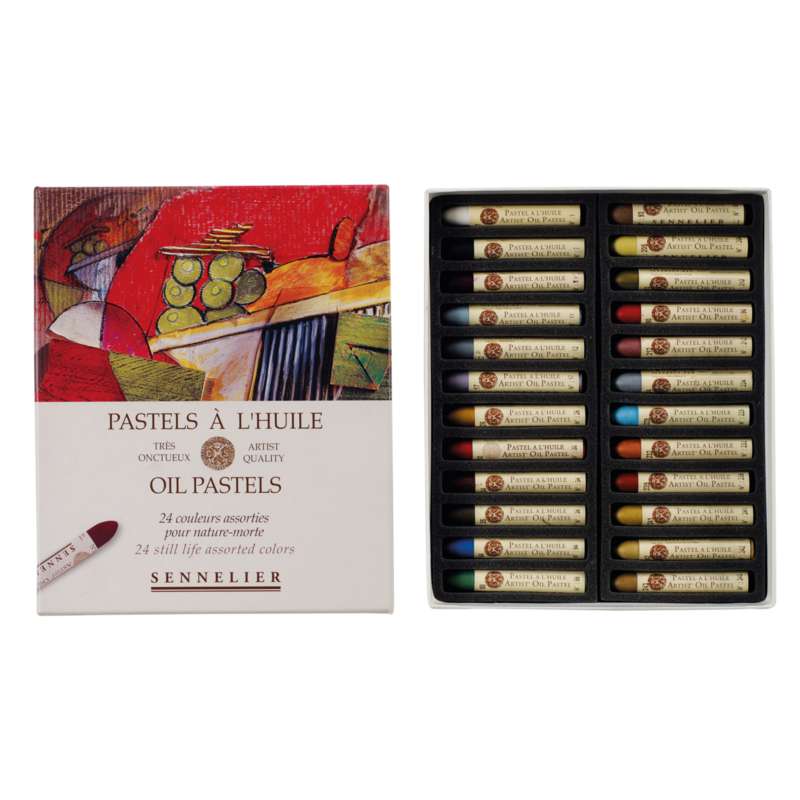 SENNELIER Ölpastellkreiden Themen-Sets, 24 Kreiden, Stillleben, 24 Kreiden