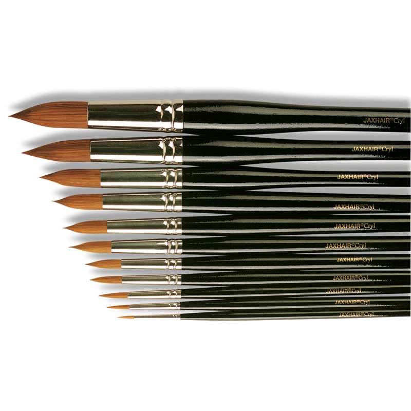 JAX -Hair Cryl, rund Acrylmalpinsel, 35, 15,60