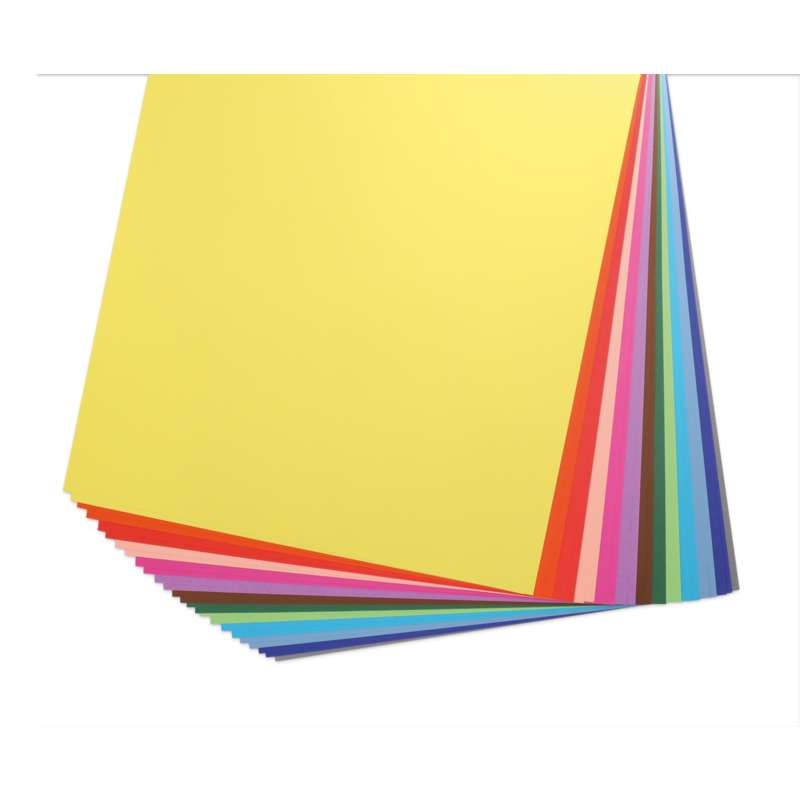 Clairefontaine Fotokarton, Sortiment mit 13 Farben, 120 g/m², 50 cm x 65 cm, 25 Bogen