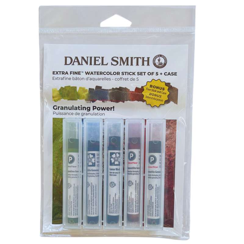 DANIEL SMITH EXTRA FINE WATERCOLOR Sticks Sets, Granulating Power