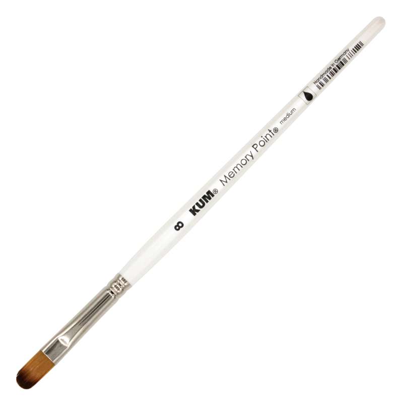 KUM Memory Point Synthetikpinsel, Katzenzunge, 8, 7,70, Pinsel einzeln