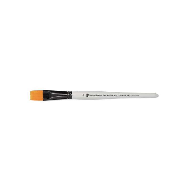 Borciani e Bonazzi Serie 901 PRISMA Aquarellpinsel, flach, 20, 12,00, Pinsel einzeln